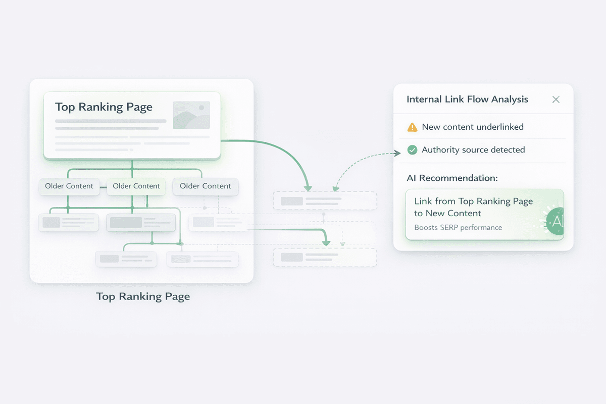 Analyse Internal Links of Top Page.