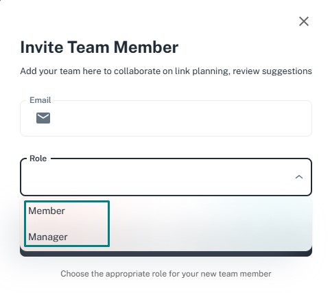 Select role